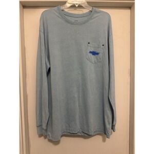 Chevrolet Camaro long sleeve pocket shirt Blue GM Brand Size XL